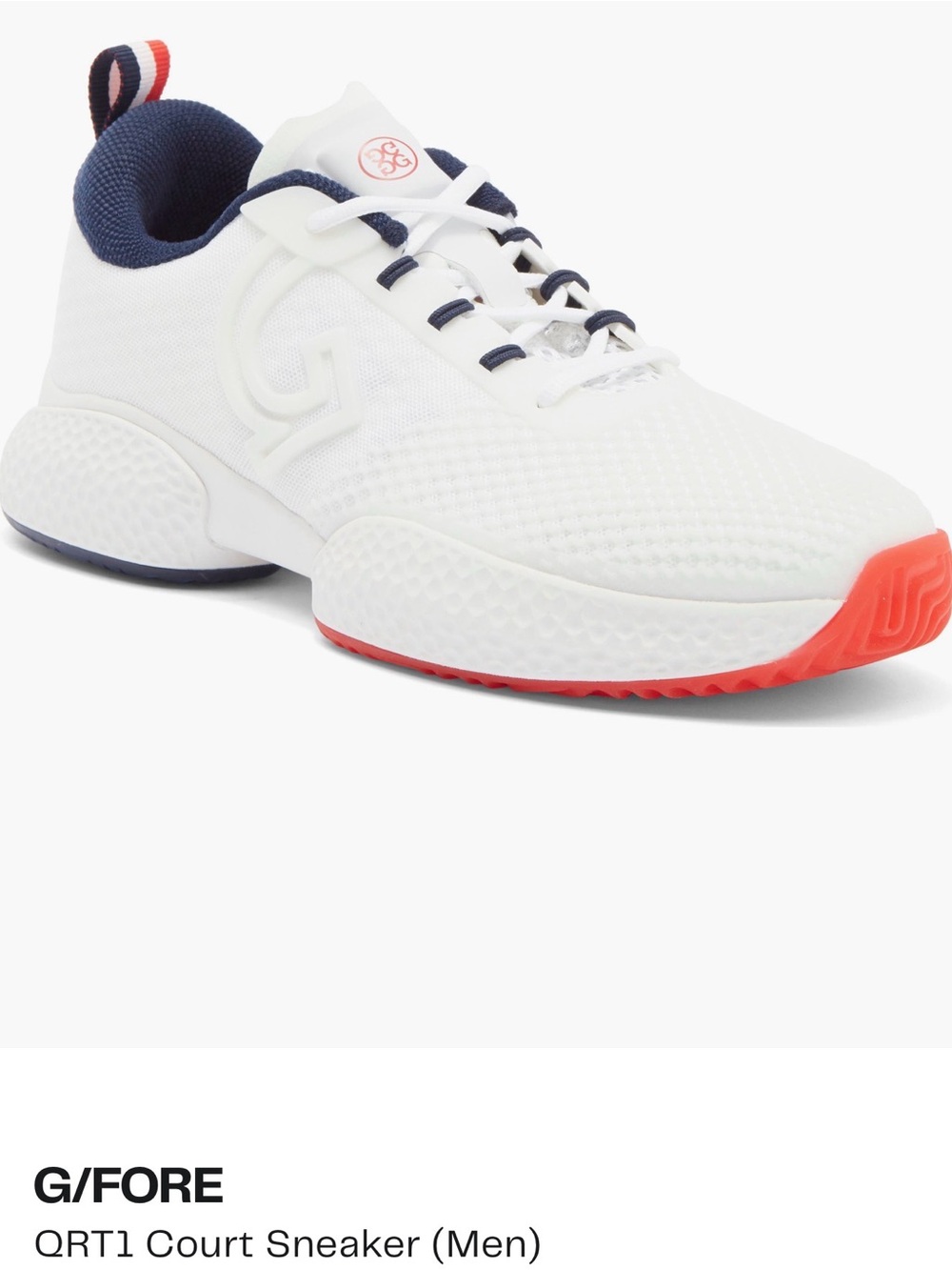 G/FORE QRT1 court sneaker